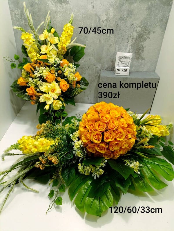 Komplet nagrobny nr 510  Rozmiar XXL Kula