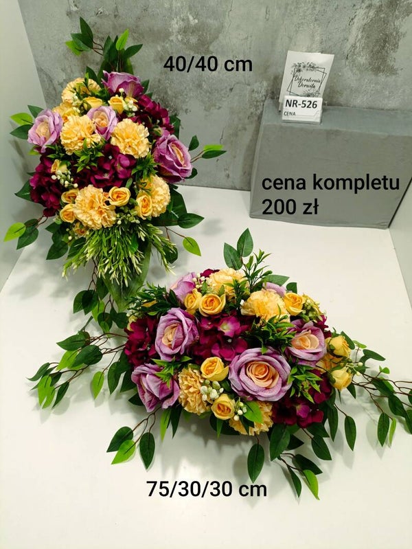 Komplet nagrobny nr 526  Rozmiar L