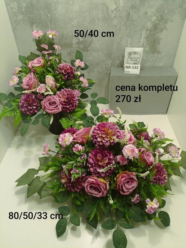 Komplet nagrobny nr 531 Rozmiar XL