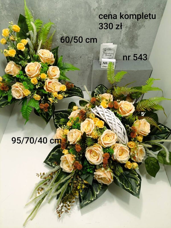 Komplet nagrobny nr 543 Rozmiar XXL