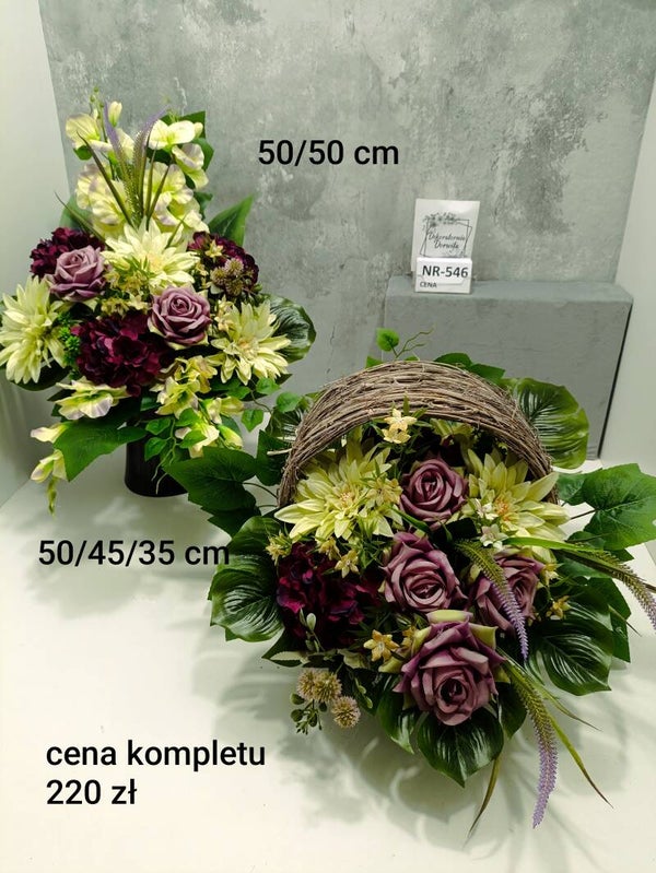 Komplet nagrobny nr 546