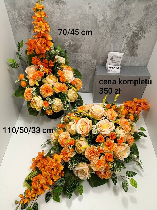 Komplet nagrobny nr 584
