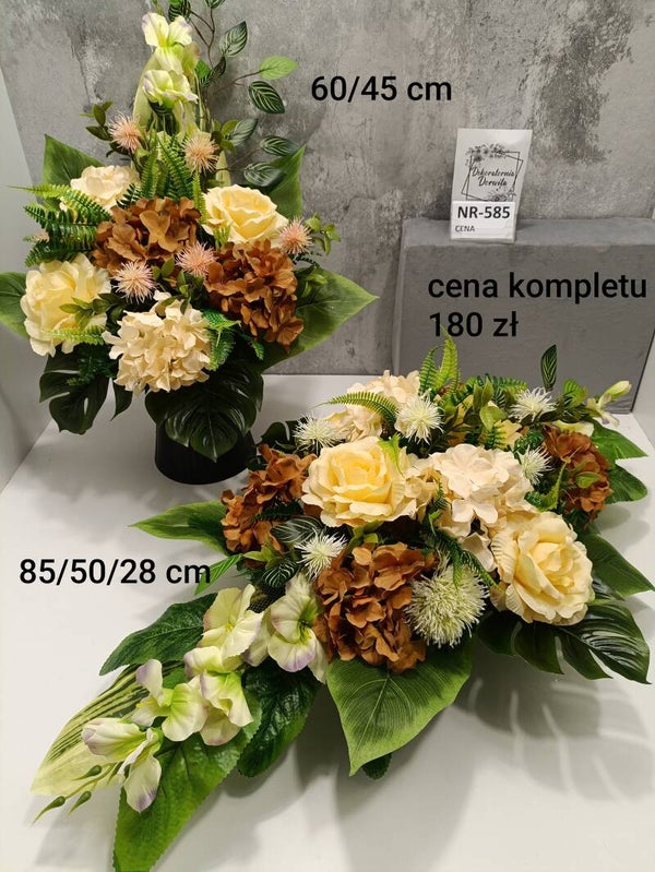 Komplet nagrobny nr 585
