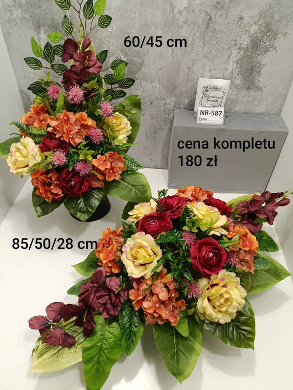 Komplet nagrobny nr 587
