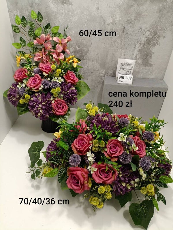 Komplet nagrobny nr 588
