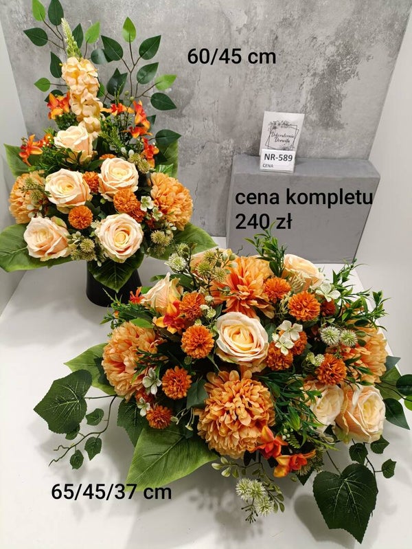 Komplet nagrobny nr 589