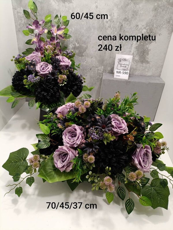 Komplet nagrobny nr 590