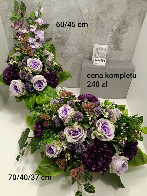 Komplet nagrobny nr 591