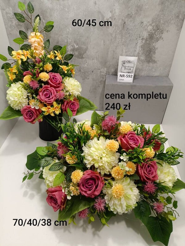 Komplet nagrobny nr 592