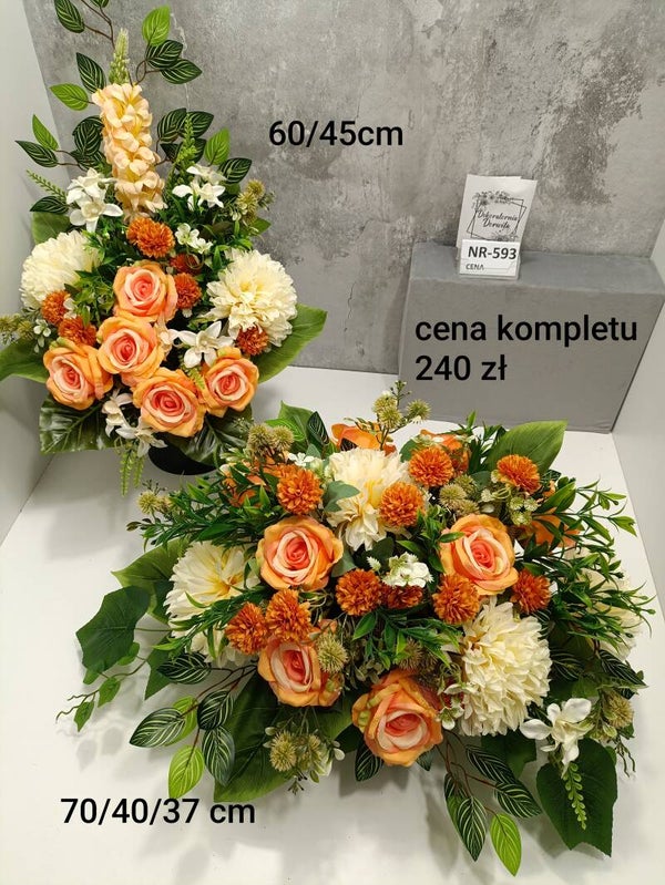 Komplet nagrobny nr 593
