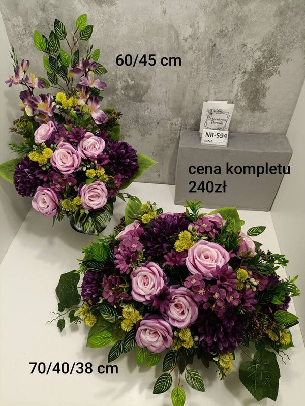 Komplet nagrobny nr 594