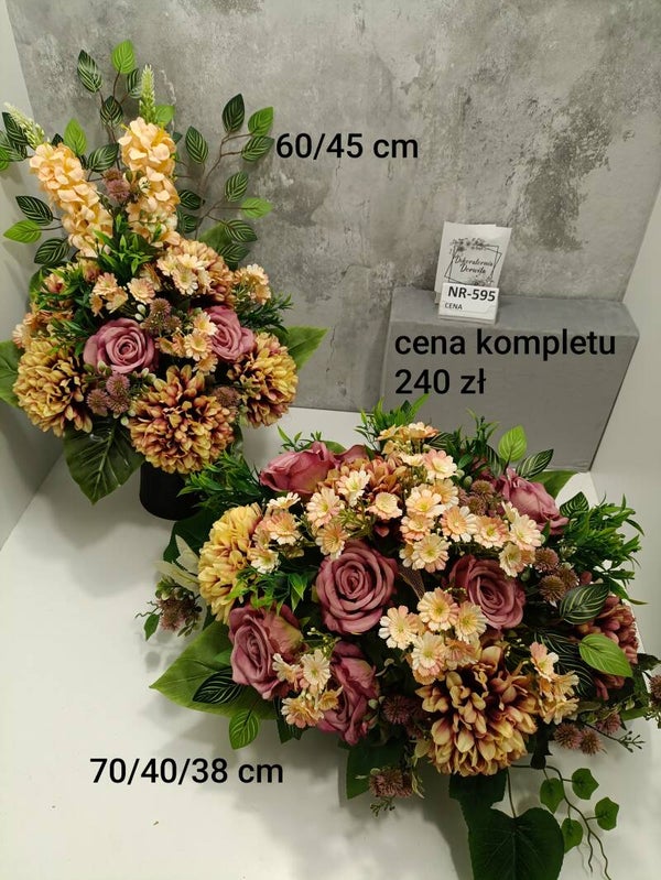 Komplet nagrobny nr 595
