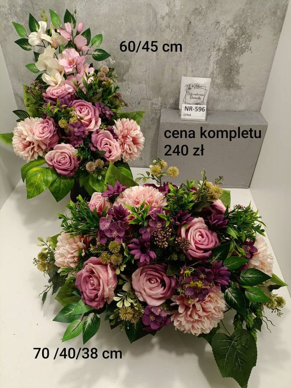 Komplet nagrobny nr 596