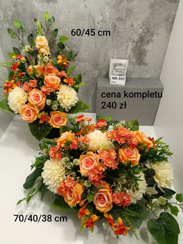 Komplet nagrobny nr 597