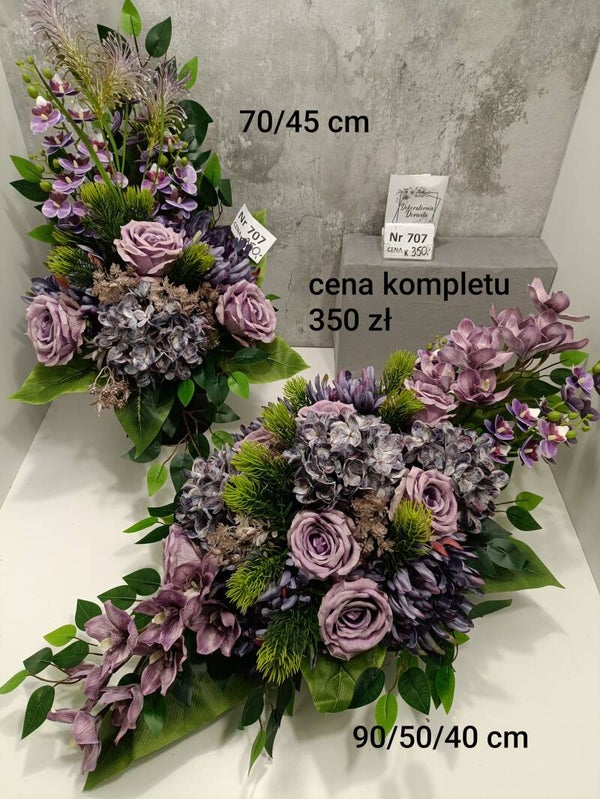 Komplet nagrobny nr 707