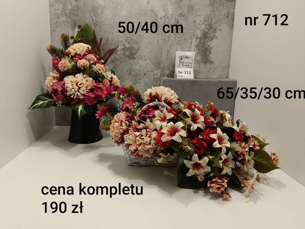 Komplet nagrobny nr 712