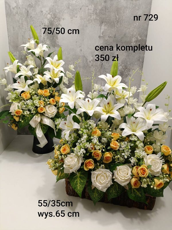 Komplet nagrobny nr 729