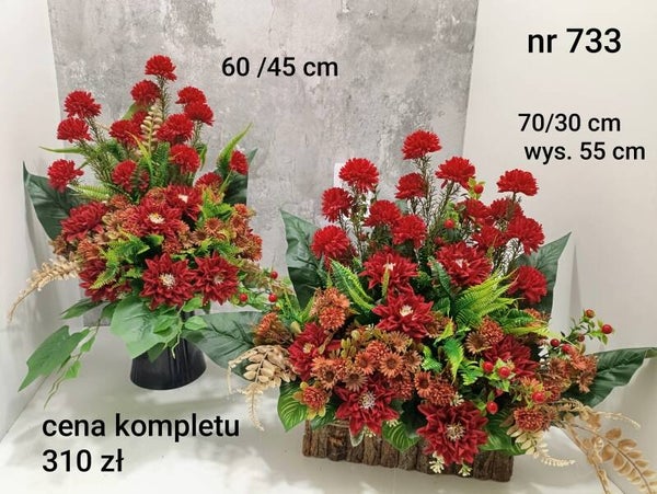 Komplet nagrobny nr 733