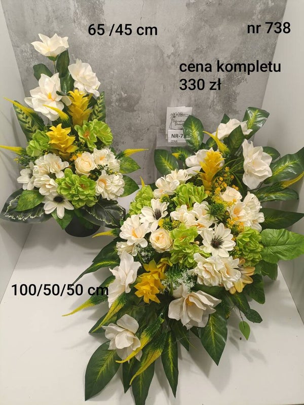 Komplet nagrobny nr 738