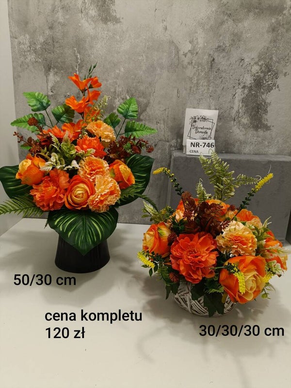 Komplet nagrobny nr 746