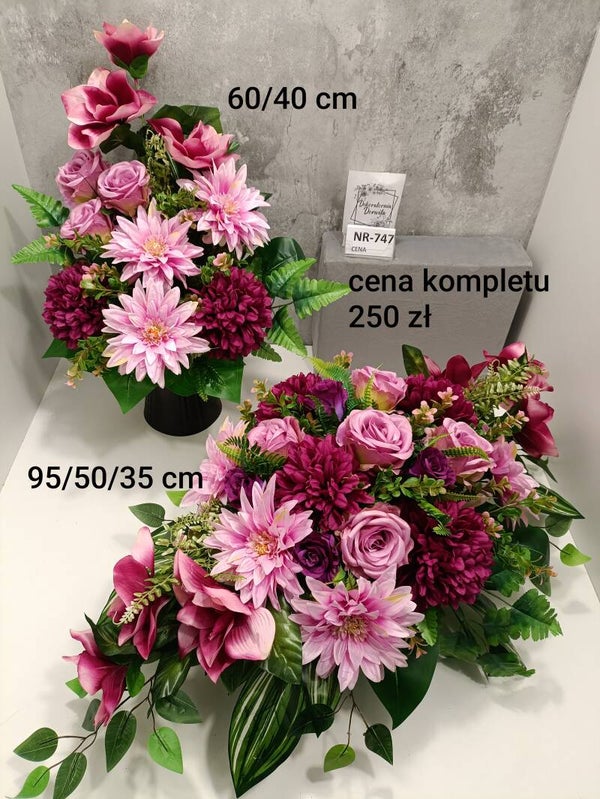 Komplet nagrobny nr 747