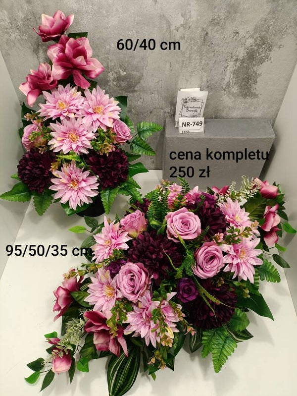 Komplet nagrobny nr 749