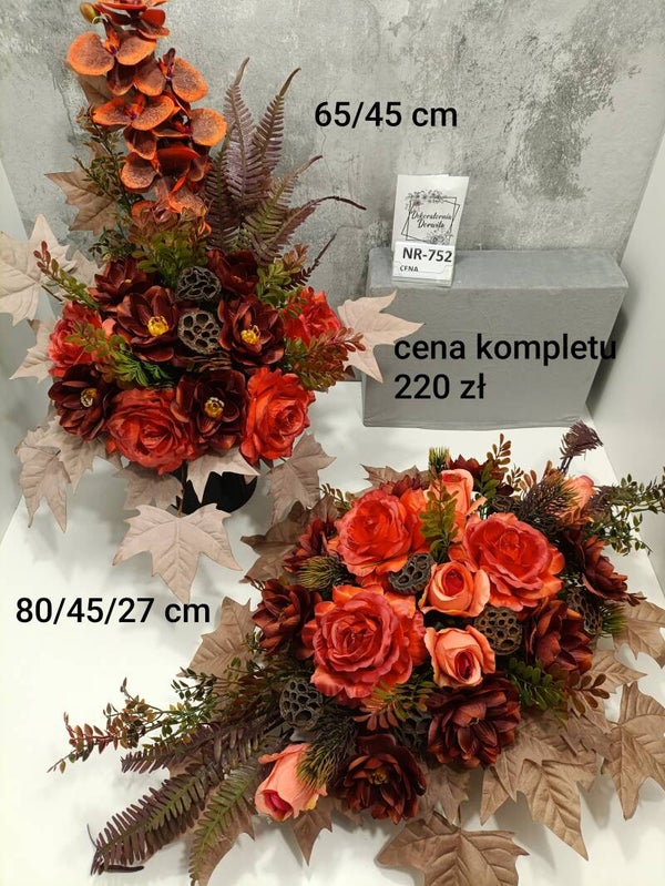 Komplet nagrobny nr 752