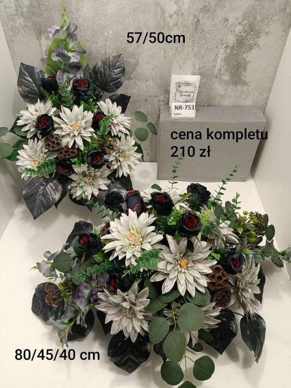 Komplet nagrobny nr 753