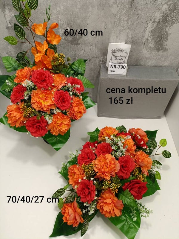 Komplet nagrobny nr 790