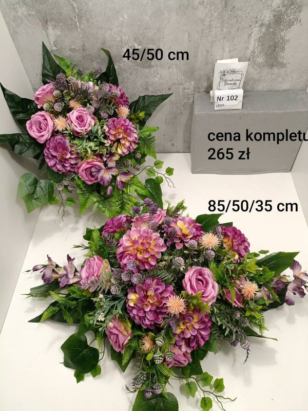 Komplet nagrobny nr 102 Rozmiar XXL