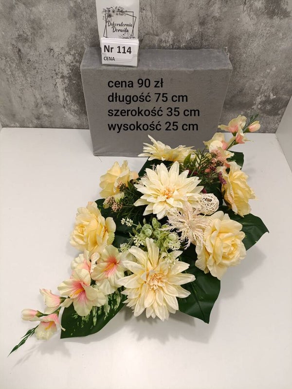 Kompozycja nr 114 wiązanka stroik