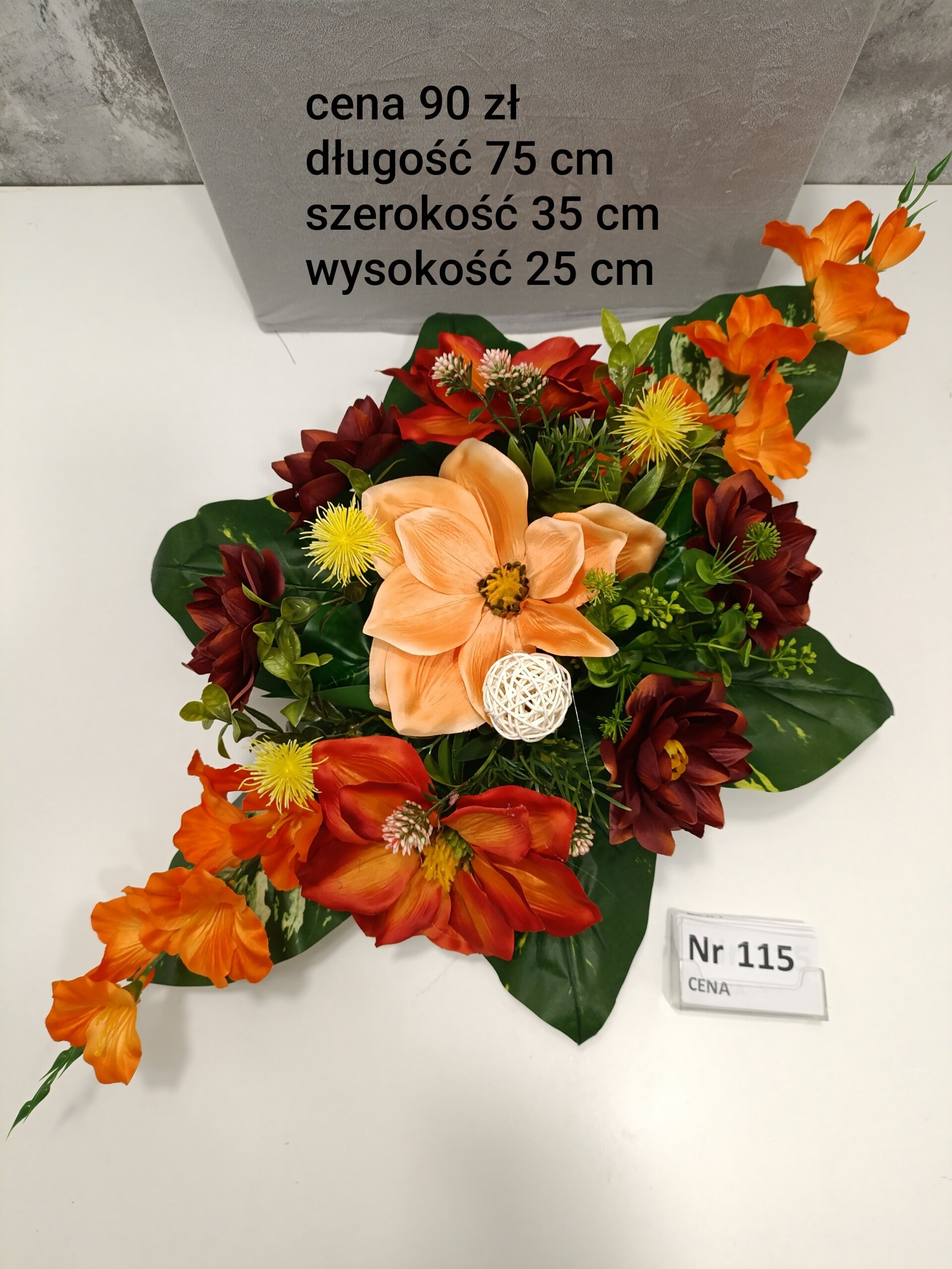 Kompozycja nr 115 wiązanka stroik