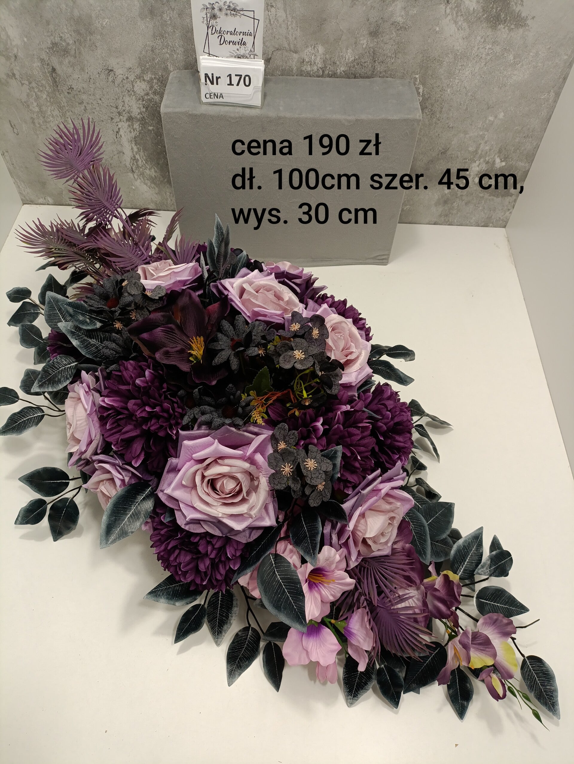 Kompozycja nr 170 wiązanka stroik Rozmiar XXL