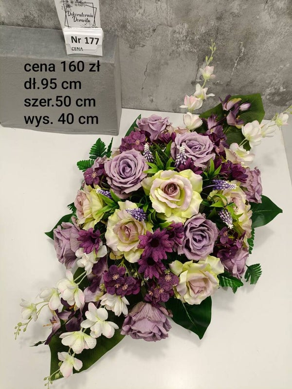 Kompozycja nr 177 wiązanka stroik