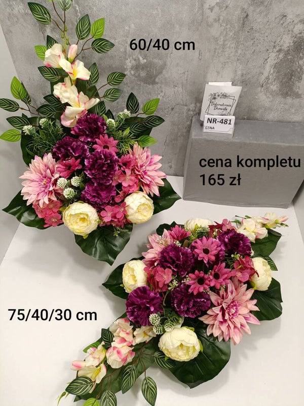 Komplet nagrobny nr 481