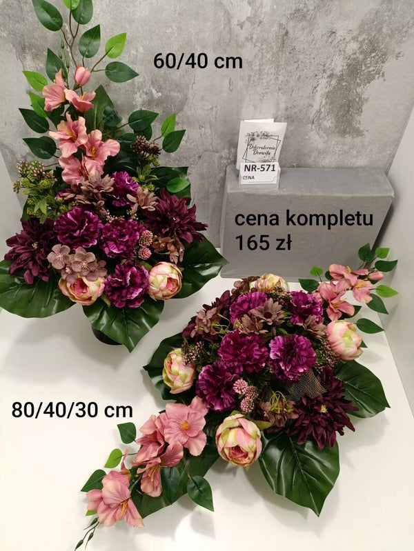Komplet nagrobny nr 571