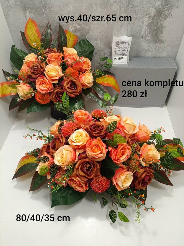 Komplet nagrobny nr 804
