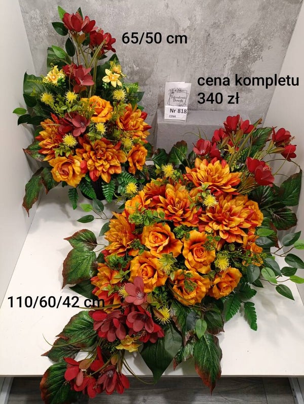 Komplet nagrobny nr 818
