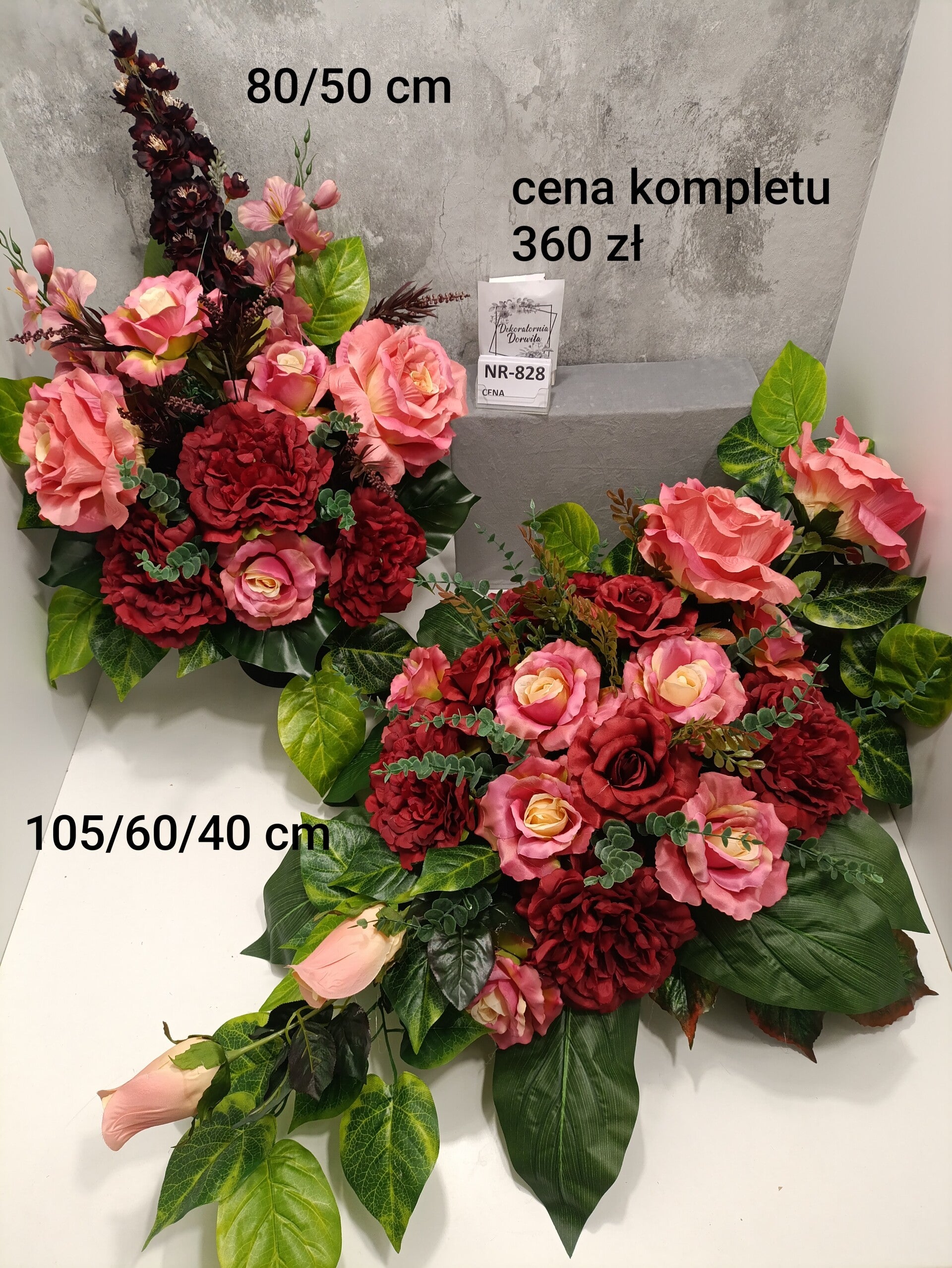 Komplet nagrobny nr 828