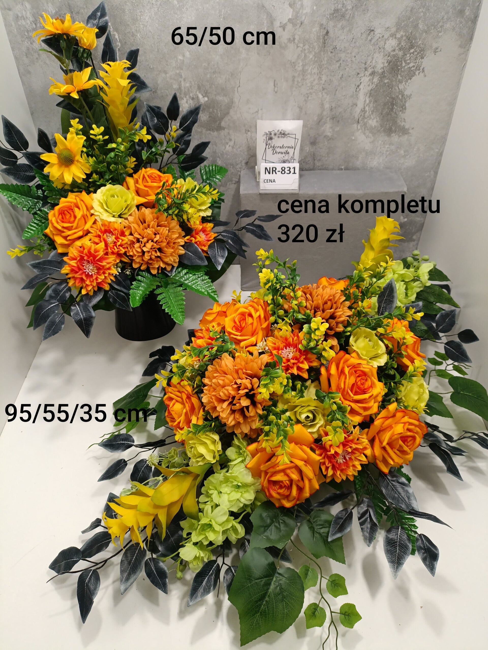 Komplet nagrobny nr 831