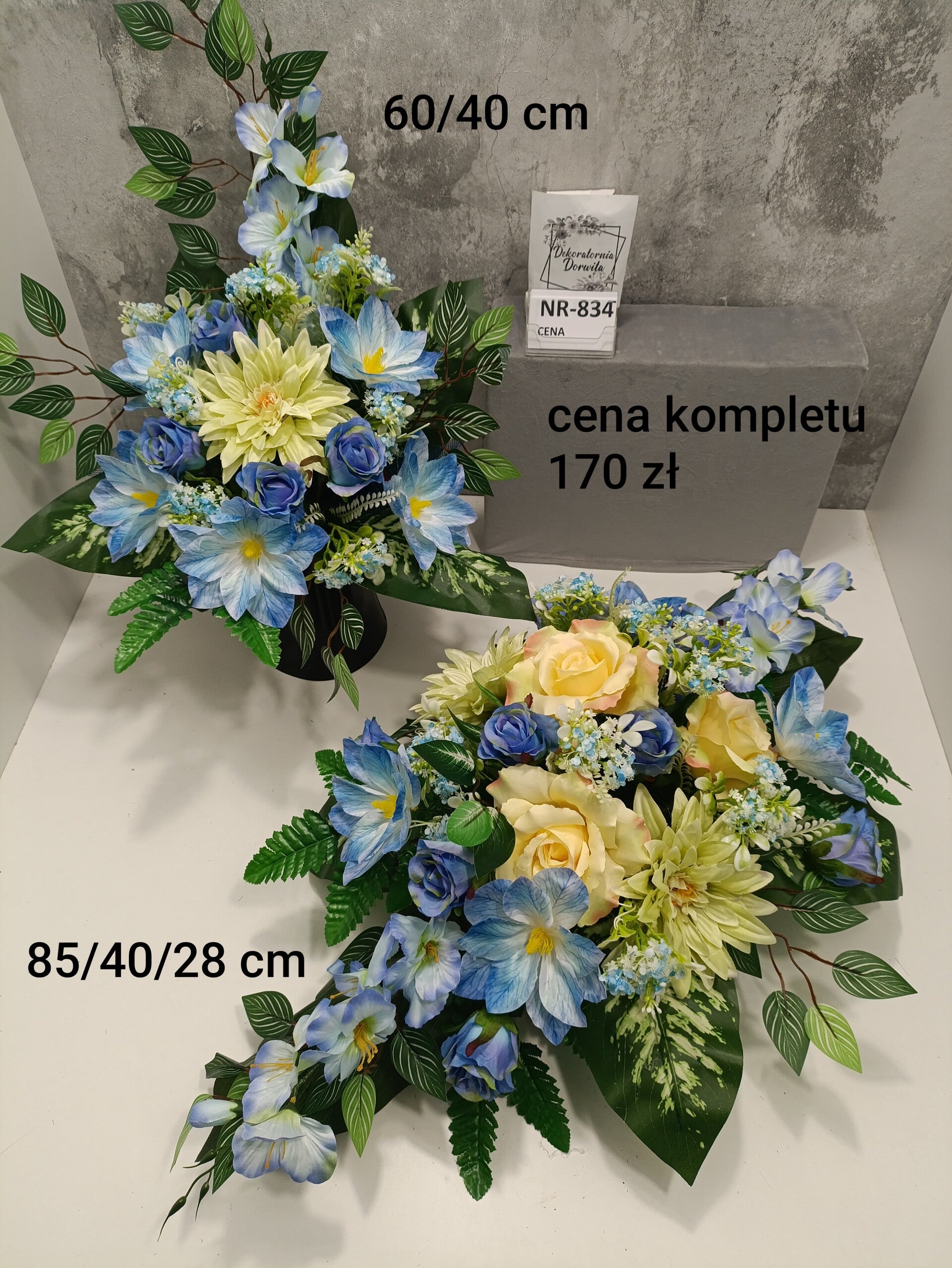 Komplet nagrobny nr 834