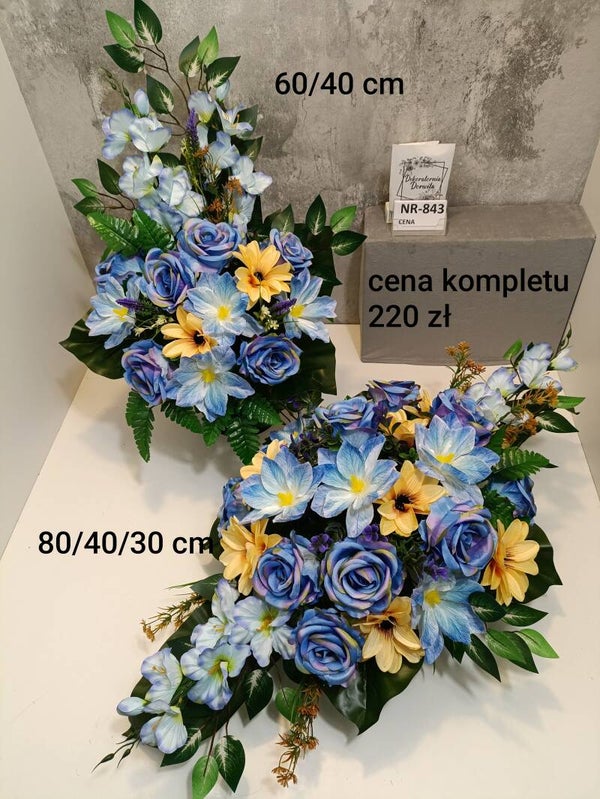 Komplet nagrobny nr 843