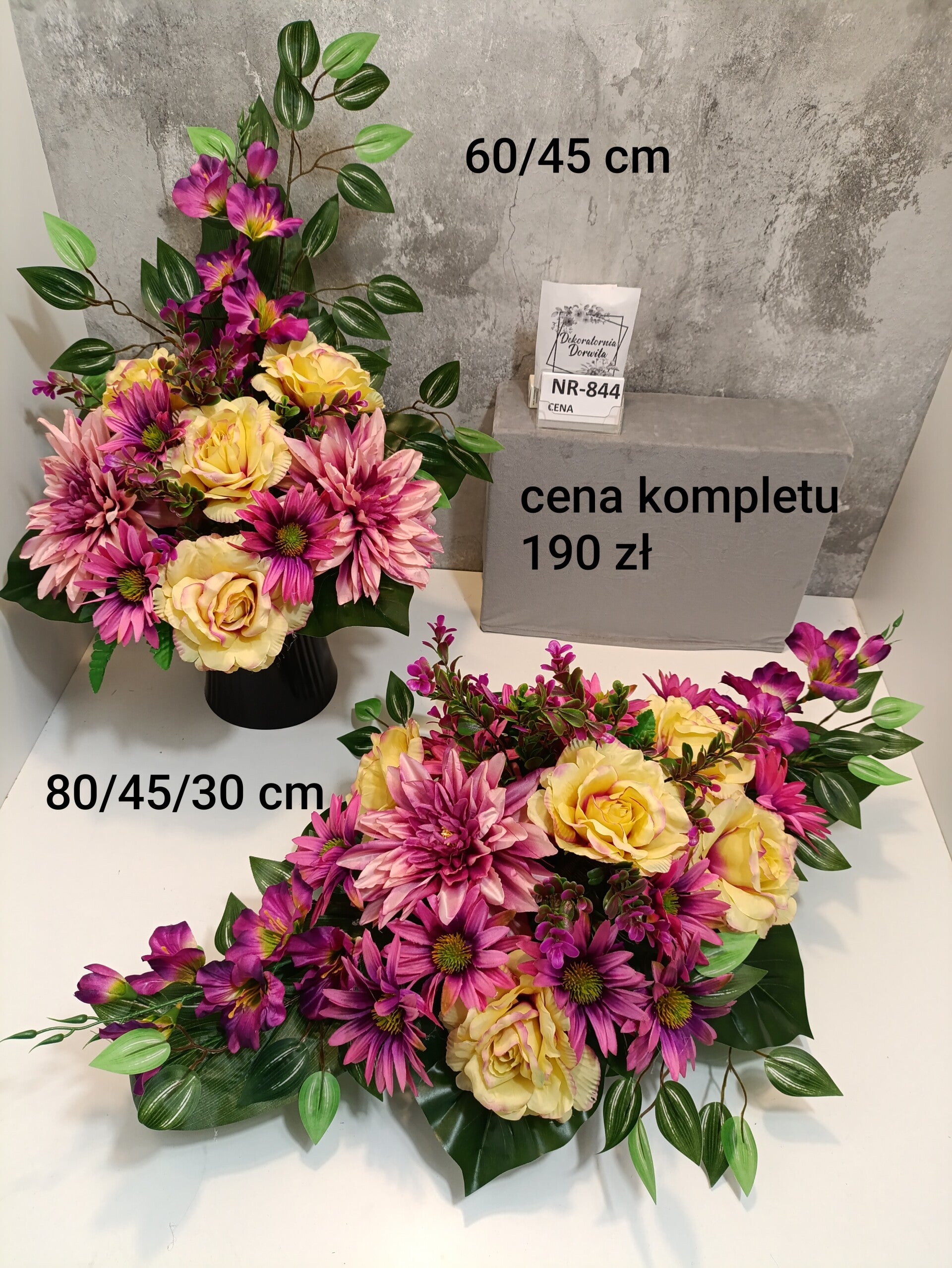 Komplet nagrobny nr 844