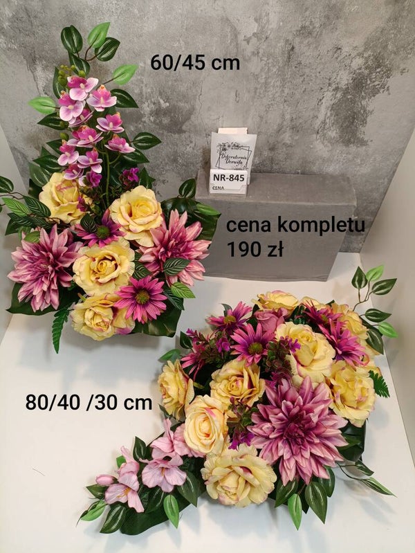 Komplet nagrobny nr 845