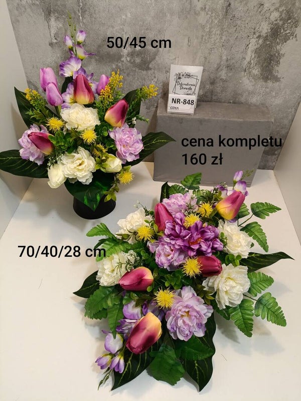 Komplet nagrobny nr 848