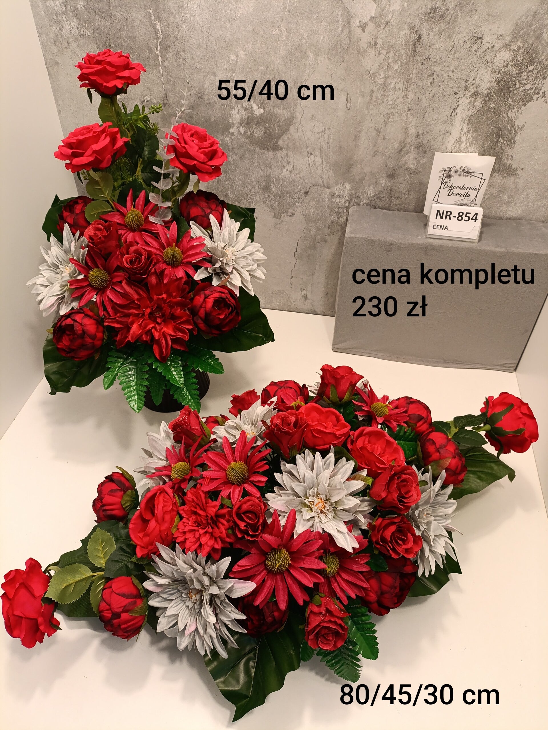 Komplet nagrobny nr 854