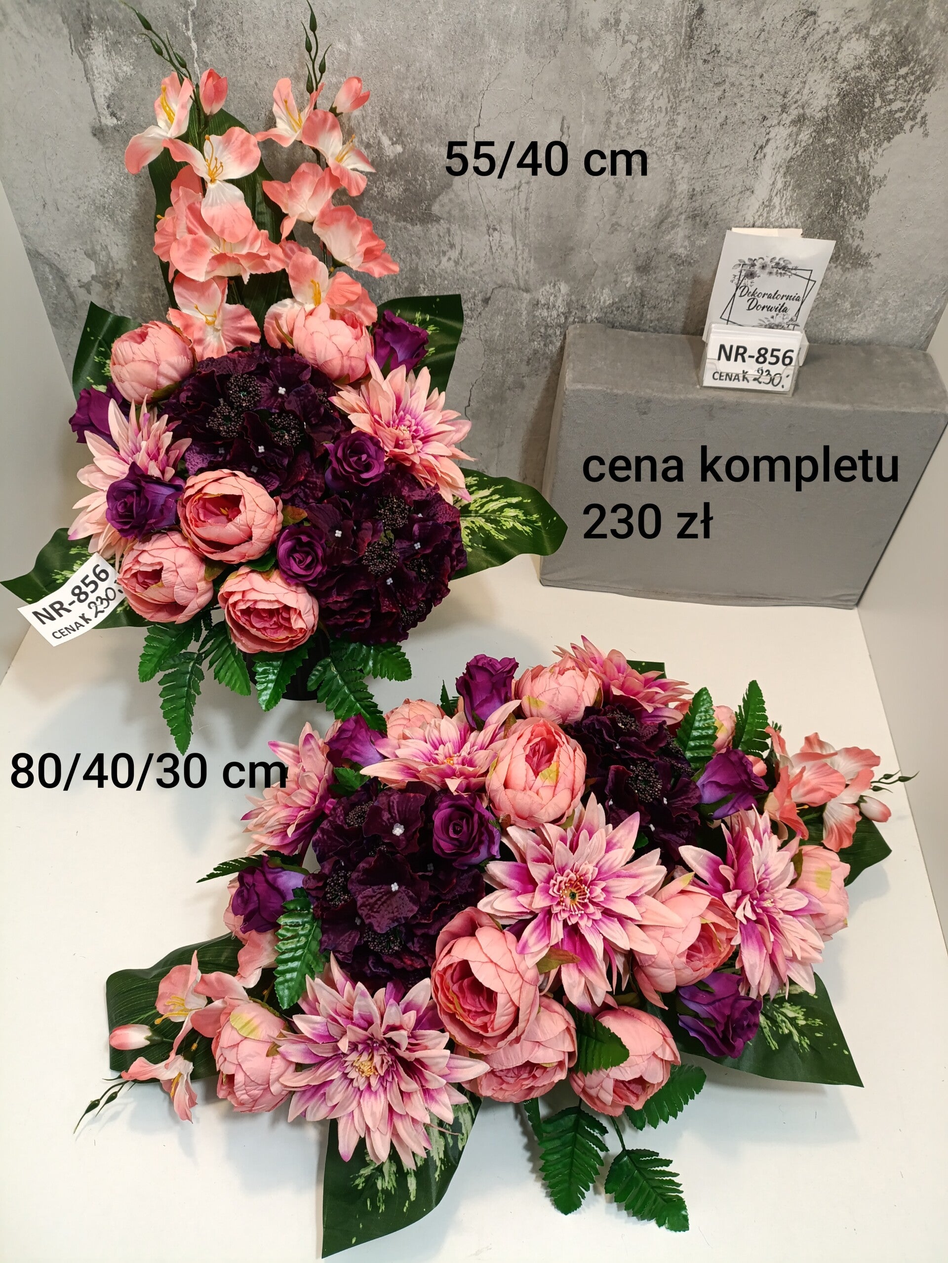 Komplet nagrobny nr 856