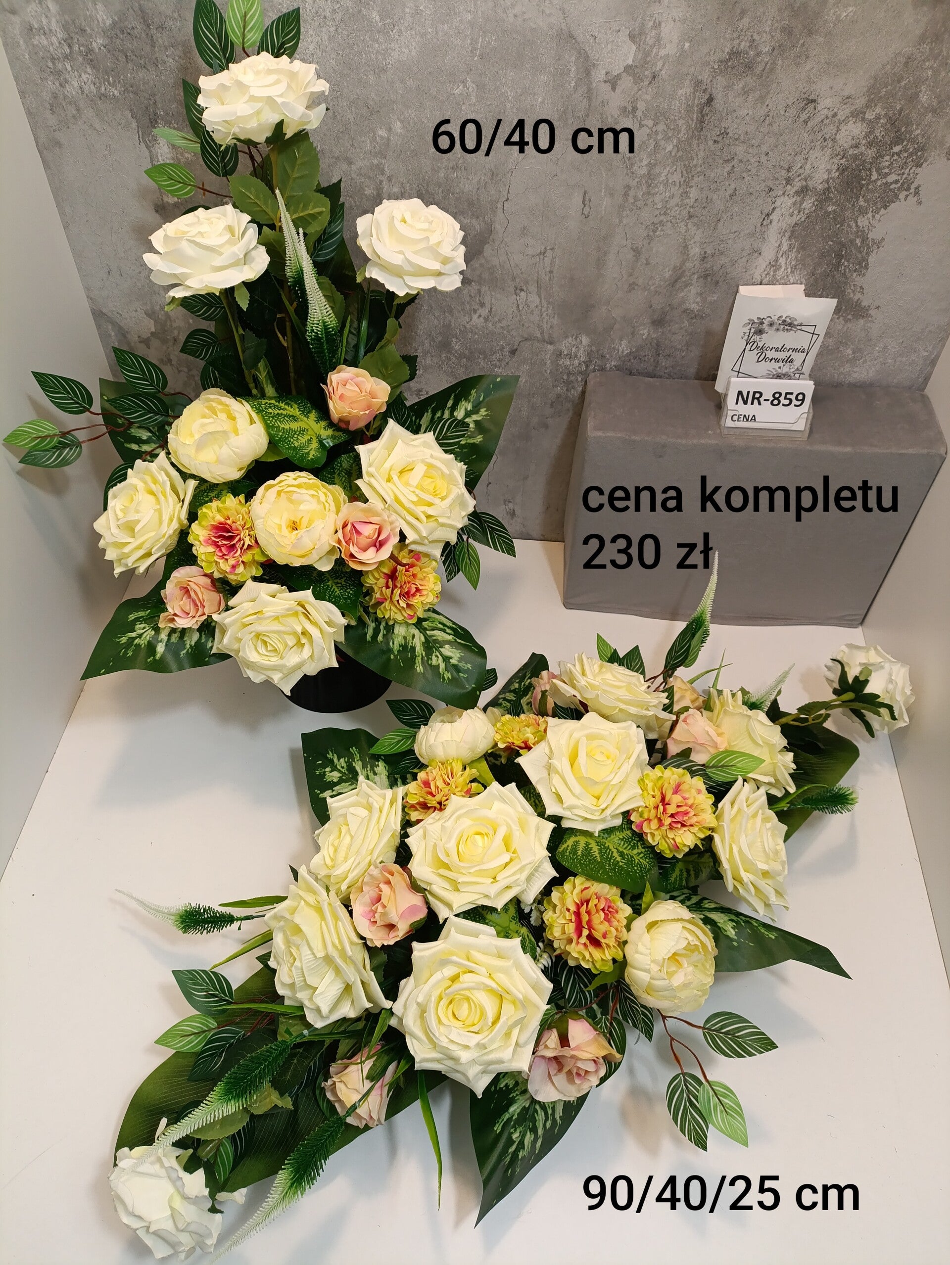 Komplet nagrobny nr 859