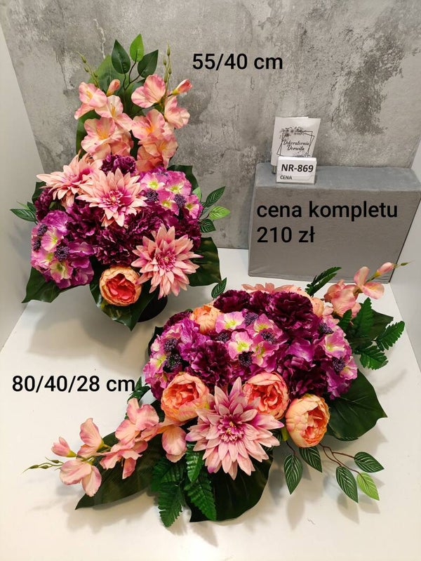 Komplet nagrobny nr 869