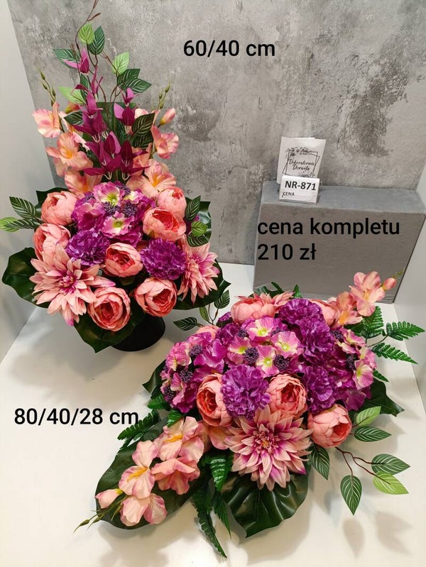 Komplet nagrobny nr 871